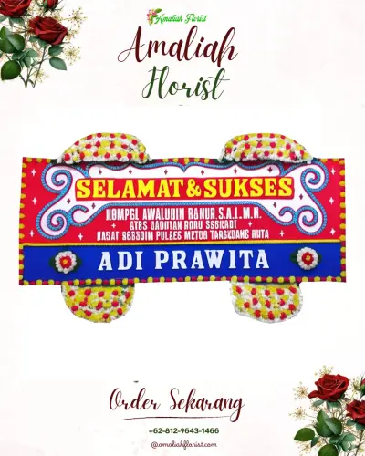 Karangan Bunga Ucapan Selamat di Cintakarya